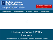 Tablet Screenshot of lashua-lachance.com